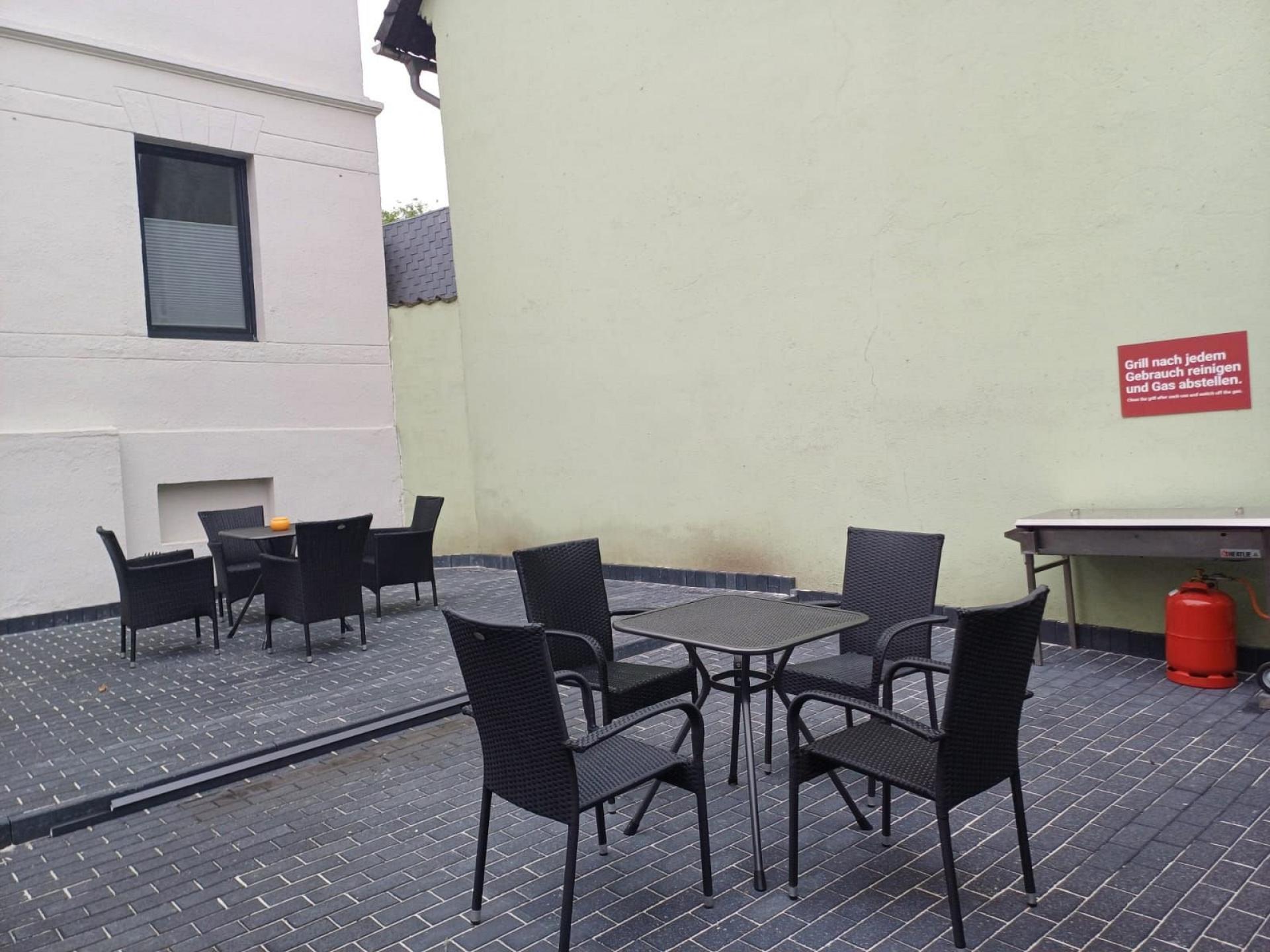 Sitzecke mit Grill